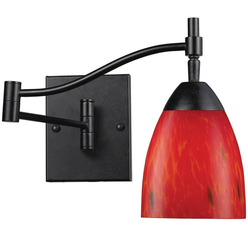 Elk Celina 1 Light SCONCE in Dark Rust Finish Model: 10151/1DR-FR