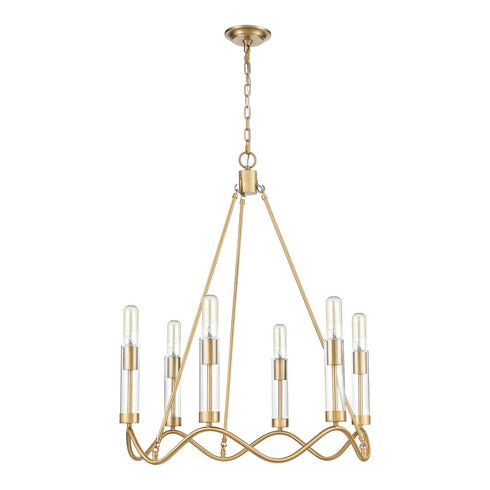 Elk Celsius CHANDELIER in Satin Brass Finish Model: H0018-8564