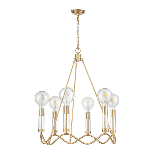 Elk Celsius CHANDELIER in Satin Brass Finish Model: H0018-8564