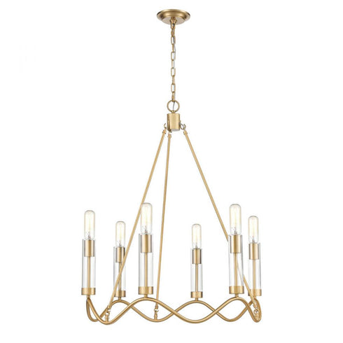 Elk Celsius CHANDELIER in Satin Brass Finish Model: H0018-8564
