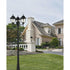 Elk Central Square POST MOUNT in Textured Matte Black Finish Model: 45089/3