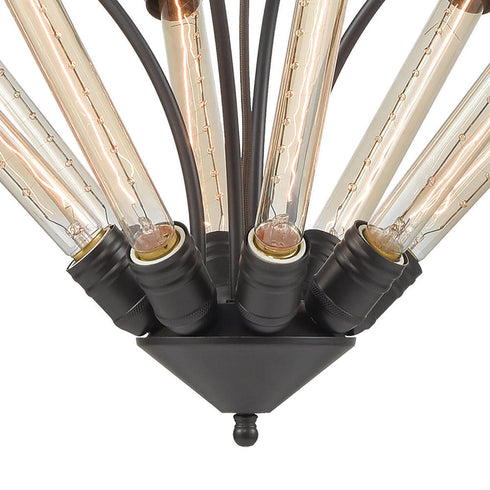 Elk Centrifugal 8 Light CHANDELIER in Oil Rubbed Bronze Finish Model: 69226/8