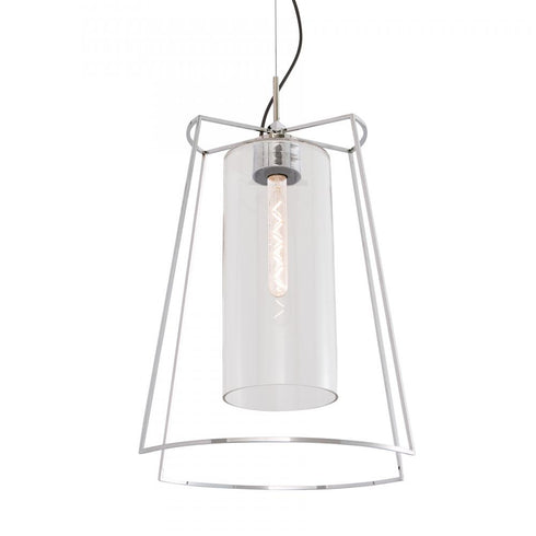 Elk Cere 14.25 Inch Wide 1 Light Pendant in Matte Black Model: 5389-MB-CL