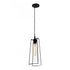 Elk Cere 6.75 Inch Wide Outdoor Pendant in Matte Black Model: 1243-MB-CL