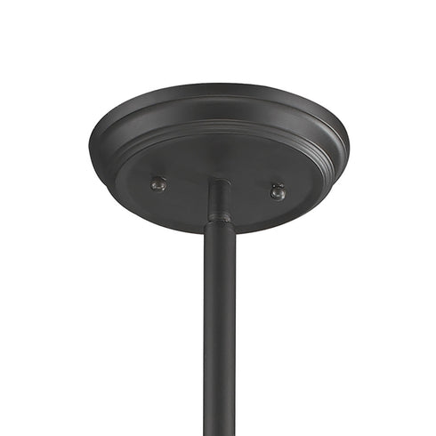 Elk Chadwick 1 Light PENDANT in Matte Black Finish Model: 66637-1