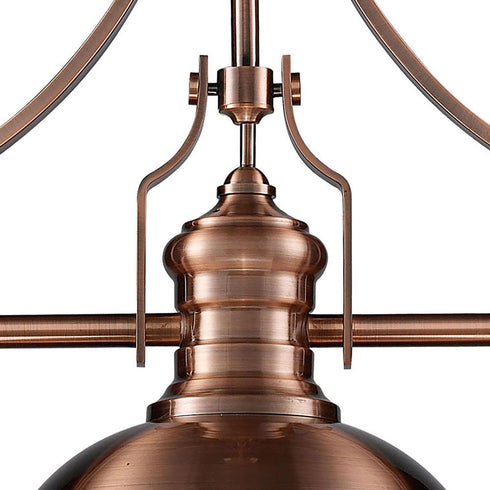 Elk Chadwick ISLAND LIGHT in Antique Copper Finish Model: 66145-3
