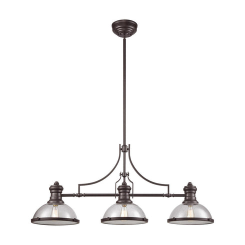 Elk Chadwick ISLAND LIGHT in Oil Rubbed Bronze Finish Model: 66535-3
