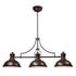 Elk Chadwick ISLAND LIGHT in Oiled Bronze Finish Model: 66135-3