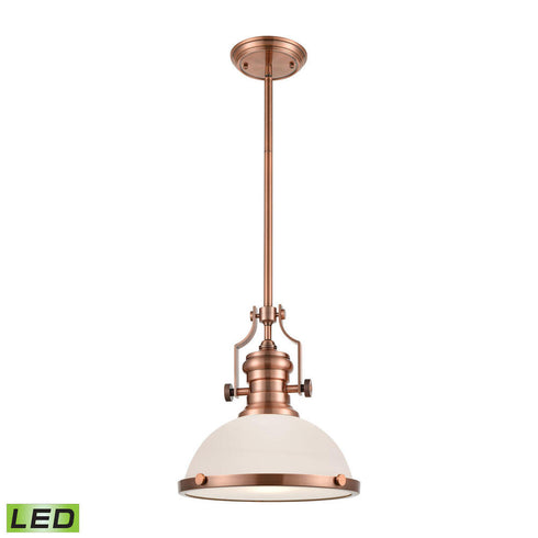 Elk Chadwick PENDANT in Antique Copper Finish Model: 66143-1-LED