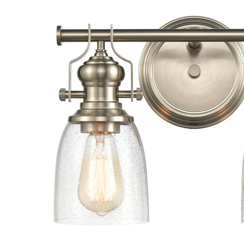 Elk Chadwick VANITY LIGHT in Satin Nickel Finish Model: 66625-2