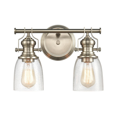 Elk Chadwick VANITY LIGHT in Satin Nickel Finish Model: 66625-2