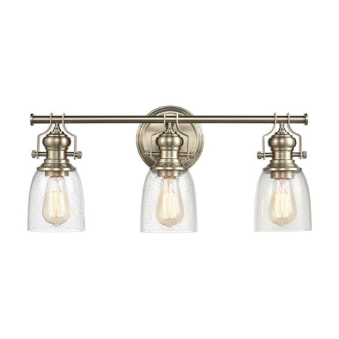 Elk Chadwick VANITY LIGHT in Satin Nickel Finish Model: 66626-3