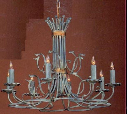 Elk CHANDELIER in Brown Finish Model: 2796/8
