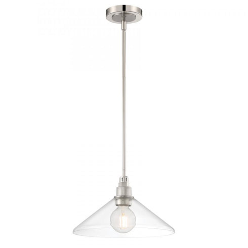 Elk Charis 12.5 Inch Wide 1 Light Pendant in Antique Brass with Oil Rubbed Bronze Model: 6331-ANOB-CL