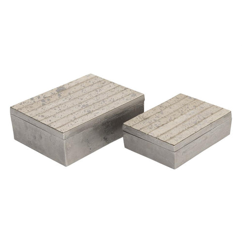 Elk Chloe Box Set of 2 in Silver Finish Model: S0807-12265/S2