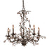 Elk Circeo CHANDELIER in Deep Rust Finish Model: 8054/5