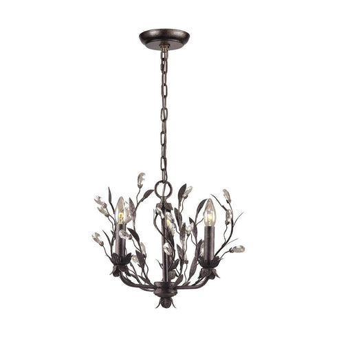 Elk Circeo CHANDELIER in Deep Rust Finish Model: 8058/3