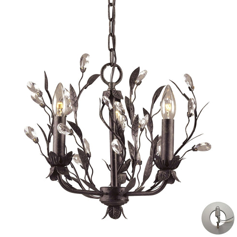 Elk Circeo CHANDELIER in Deep Rust Finish Model: 8058/3-LA