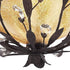 Elk Circeo SEMI FLUSH MOUNT in Deep Rust Finish Model: 8059/2