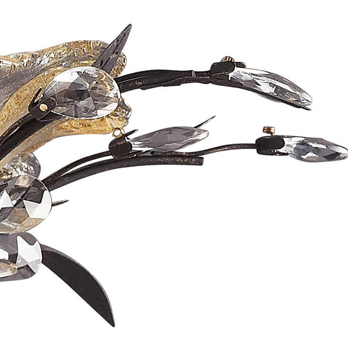 Elk Circeo SEMI FLUSH MOUNT in Deep Rust Finish Model: 8059/2