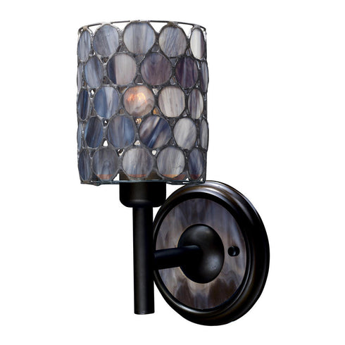 Elk Cirque 1 Light SCONCE in Matte Black Finish Model: 72005-1