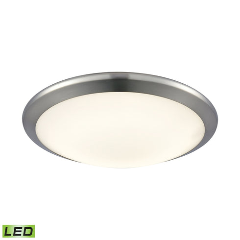Elk Clancy 1 Light FLUSH MOUNT in Chrome Finish Model: FML4525-10-15