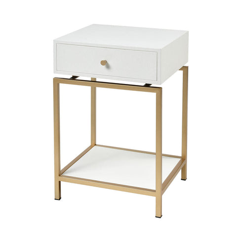 Elk Clancy ACCENT TABLE in White Finish Model: 3169-143