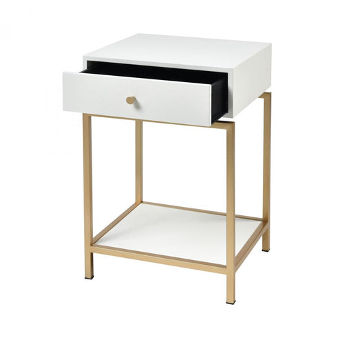 Elk Clancy ACCENT TABLE in White Finish Model: 3169-143