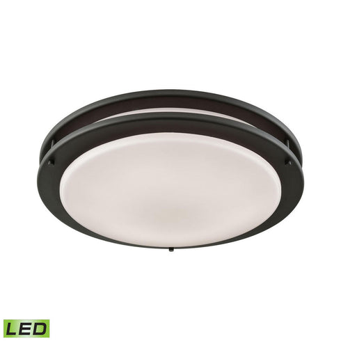 Elk Clarion 1 Light FLUSH MOUNT in Oil Rubbed Bronze Finish Model: CL782041