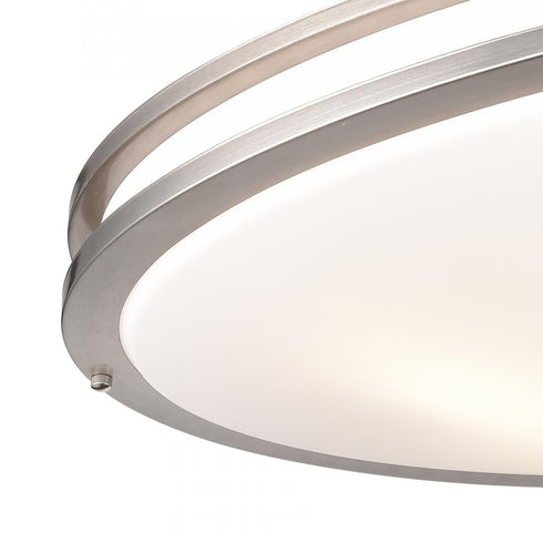 Elk Clarion FLUSH MOUNT in Brushed Nickel Finish Model: CN705378