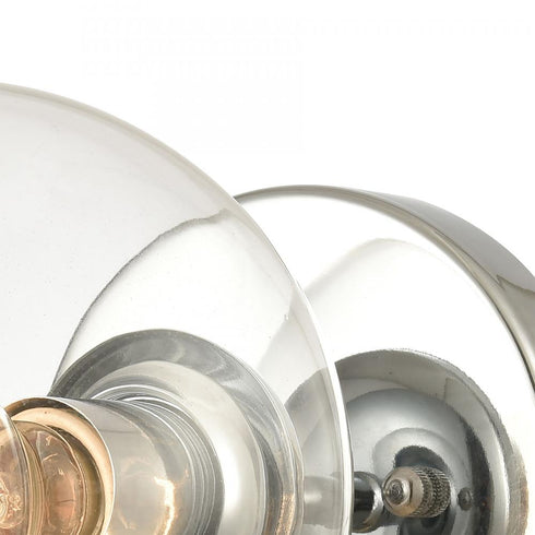 Elk Claro VANITY LIGHT in Polished Chrome Finish Model: 18373/1