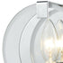 Elk Clasped Glass VANITY LIGHT in Polished Chrome Finish Model: 81340/1