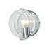 Elk Clasped Glass VANITY LIGHT in Polished Chrome Finish Model: 81340/1