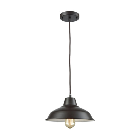 Elk Classic Loft 1 Light MINI PENDANT in Oil Rubbed Bronze Finish Model: CN770141