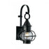 Elk_discontinued Classic Onion 17.75 Inch High 1 Light Outdoor Sconce in Black Model: 1613-BL-CL