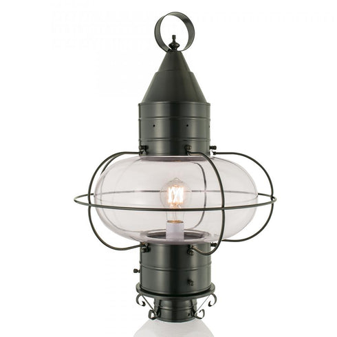 Elk Classic Onion 22.5 Inch High 1 Light Outdoor Post Light in Bronze Model: 1510-BR-CL