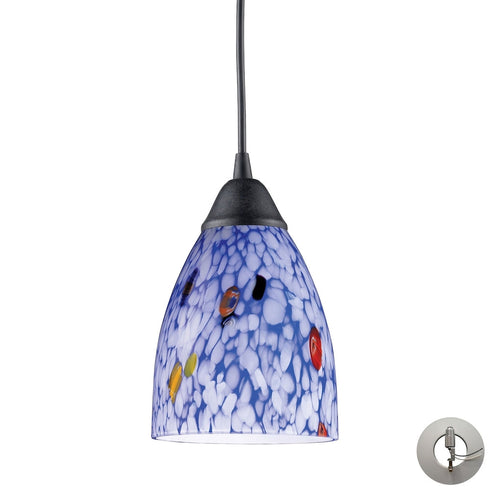 Elk Classico MINI PENDANT in Dark Rust Finish Model: 406-1BL-LA