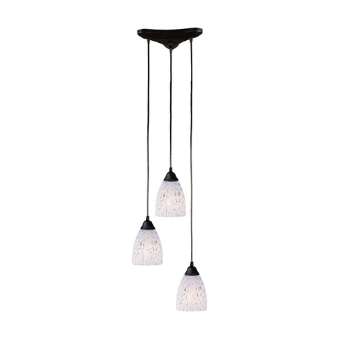 Elk Classico MINI PENDANT in Dark Rust Finish Model: 406-3SW