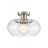 Elk Clement 13 Inch Wide 1 Light Semi Flush Mount Antique Nickel Model: 89754/1