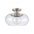 Elk Clement 13 Inch Wide 1 Light Semi Flush Mount Antique Nickel Model: 89754/1