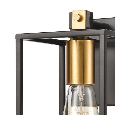 Elk Cloe VANITY LIGHT in Matte Black Finish Model: 46630/1