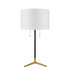 Elk Clubhouse 29 Inch High 2 Light Table Lamp Black in Matte Black Finish Model: D3120WHT