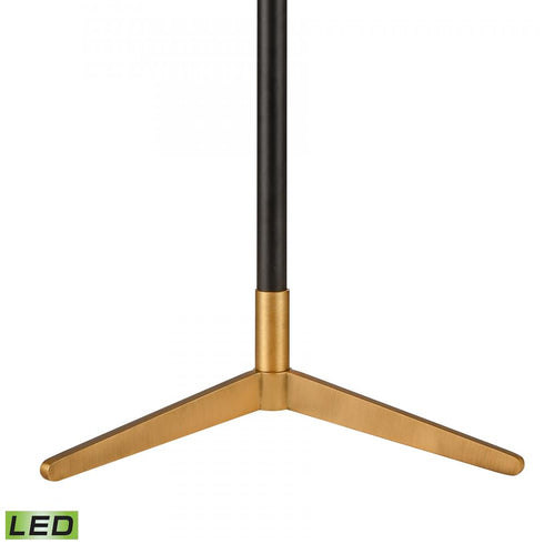 Elk Clubhouse 29 Inch High 2 Light Table Lamp Black Includes LED Bulbs in Matte Black Finish Model: D3120WHT-LED