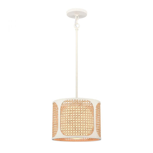 Elk Coastal Breeze 11 Inch Wide 1 Light Pendant in White Coral Model: 63104/1
