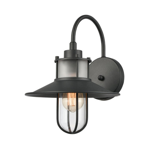 Elk Coastal Farm SCONCE in Charcoal Finish Model: 69370/1