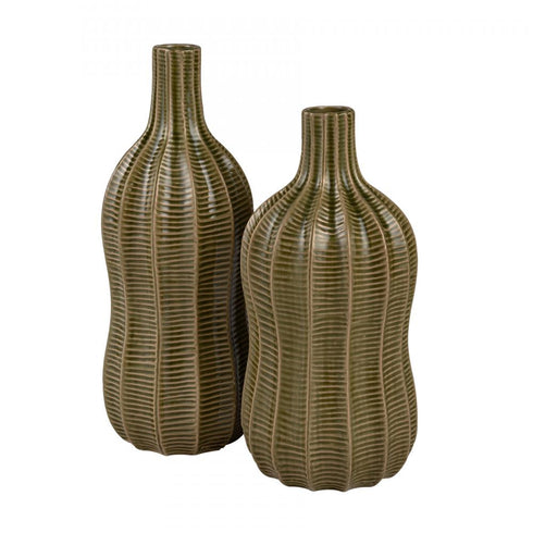 Elk Collier VASE JAR BOTTLE (4 pack) (4 pack) in Green Finish Model: S0017-9199
