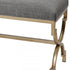 Elk Comtesse BENCH OTTOMAN in Gray Finish Model: 3169-130