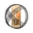 Elk Concentric 1 Light SCONCE in Oil Rubbed Bronze Satin Brass Satin Brass Finish Model: 11190/1