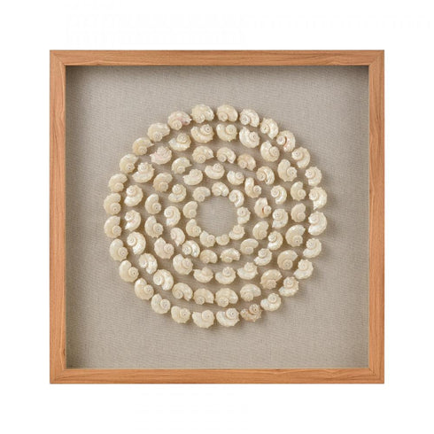 Elk Concentric Shell Dimensional Wall Art in Natural Finish Model: S0036-11263
