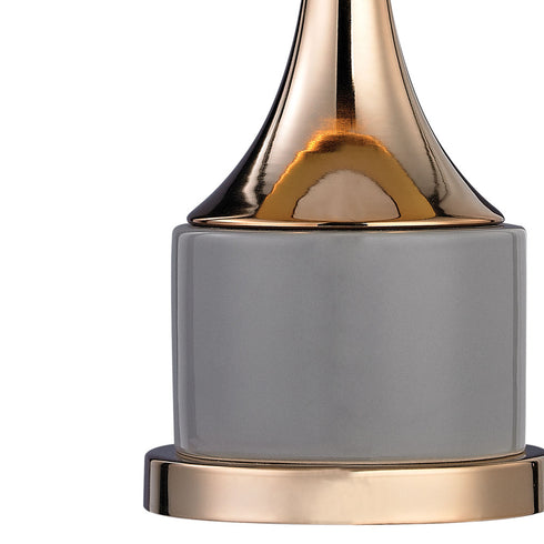 Elk Cone Neck TABLE LAMP in Gray Finish Model: D2748